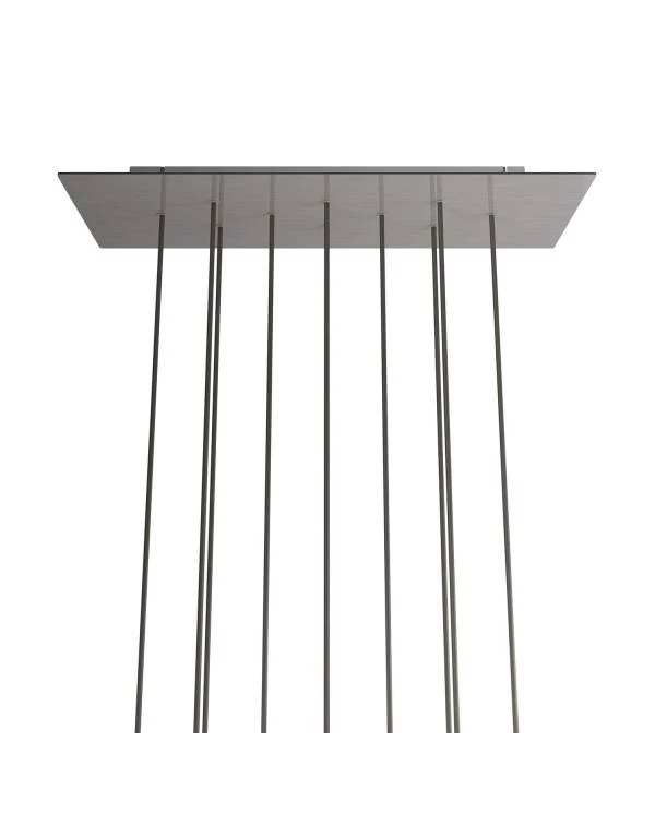 Rosetón XXL rectangular Ros One con 10 agujeros