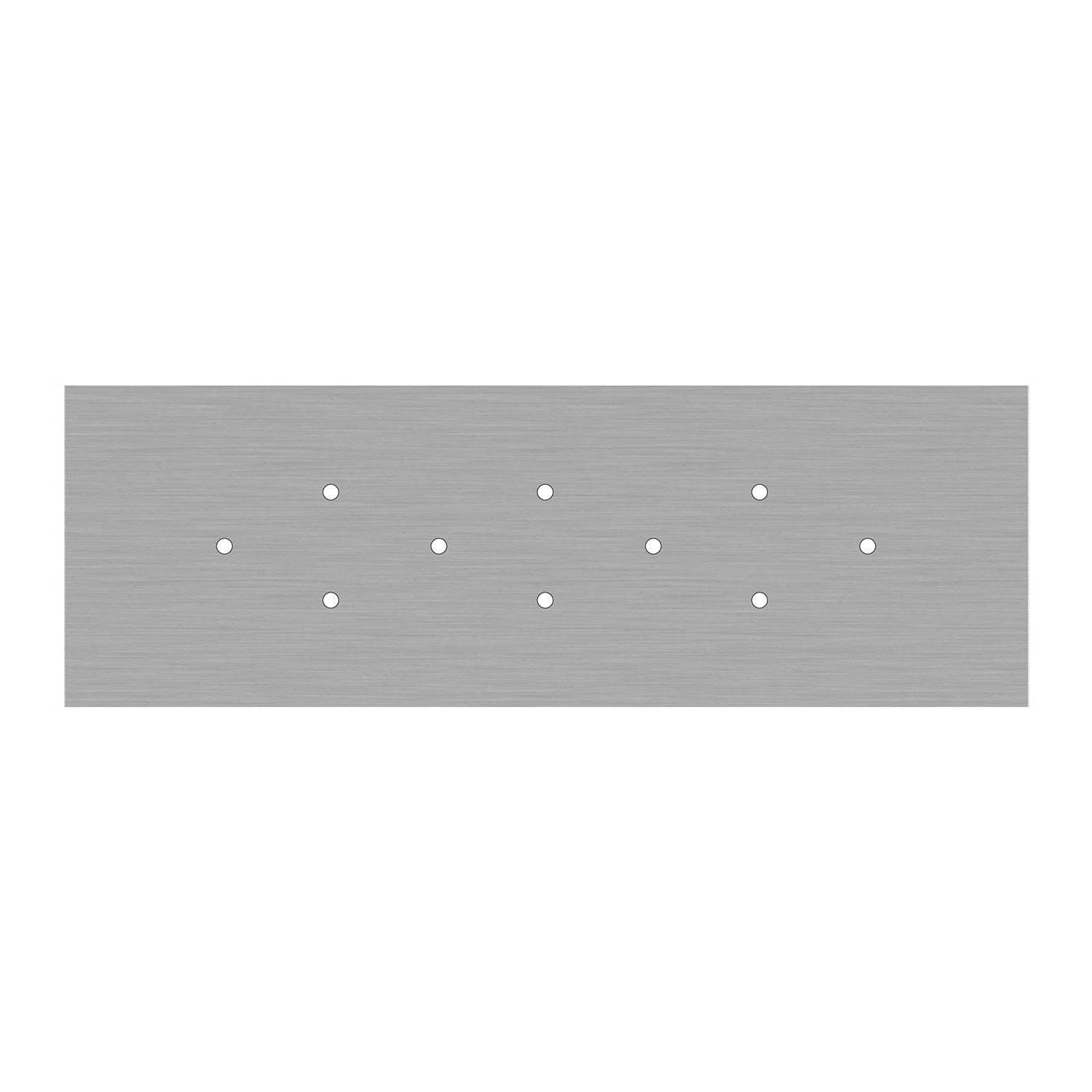 Rosetón XXL rectangular Ros One con 10 agujeros