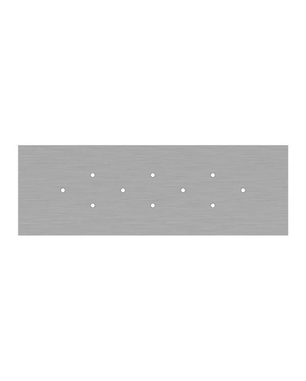 Rosetón XXL rectangular Ros One con 10 agujeros