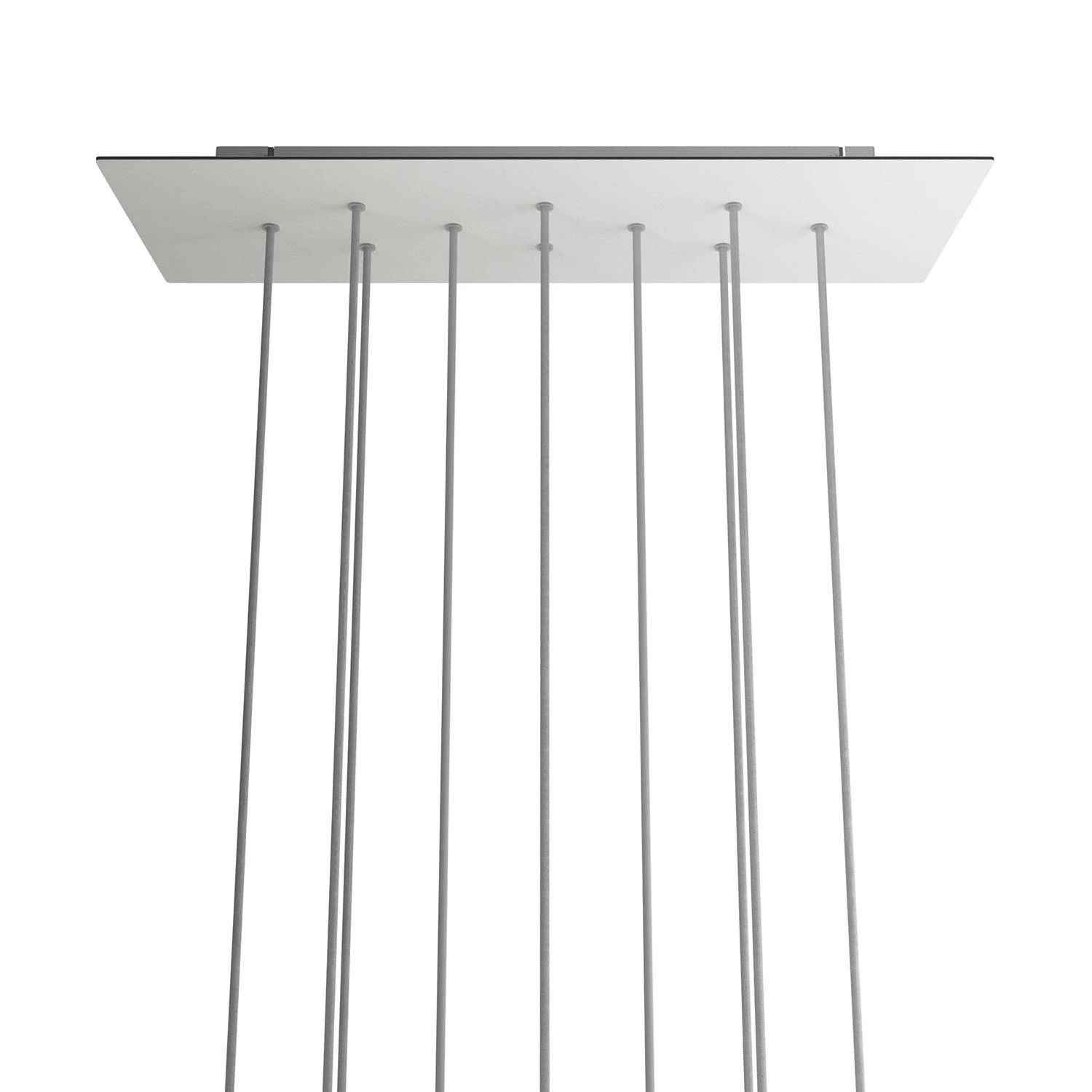 Rosetón XXL rectangular Ros One con 10 agujeros