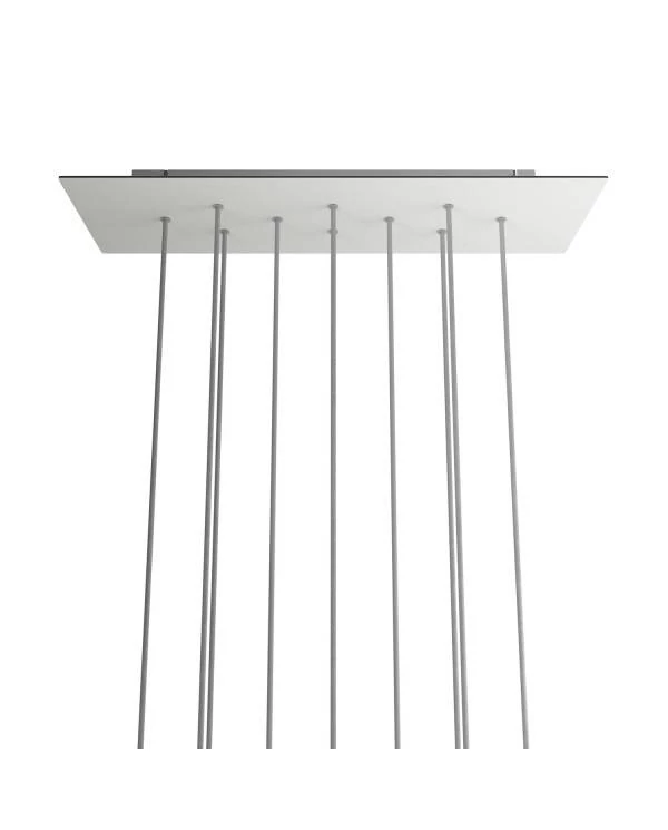 Rosetón XXL rectangular Ros One con 10 agujeros