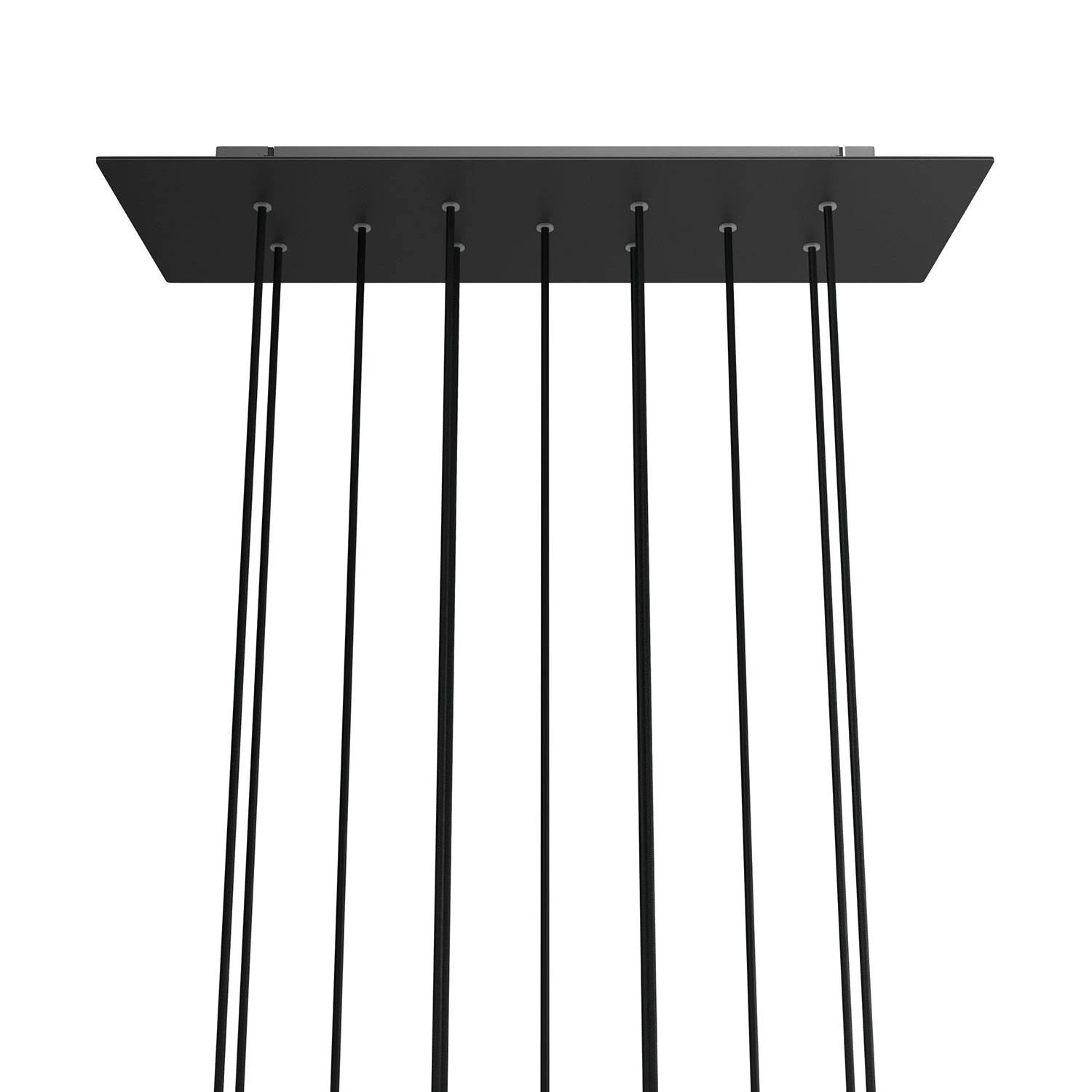 Rosetón XXL rectangular Ros One con 11 agujeros