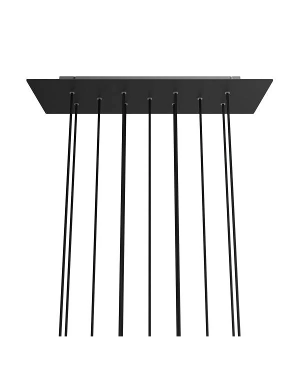 Rosetón XXL rectangular Ros One con 11 agujeros