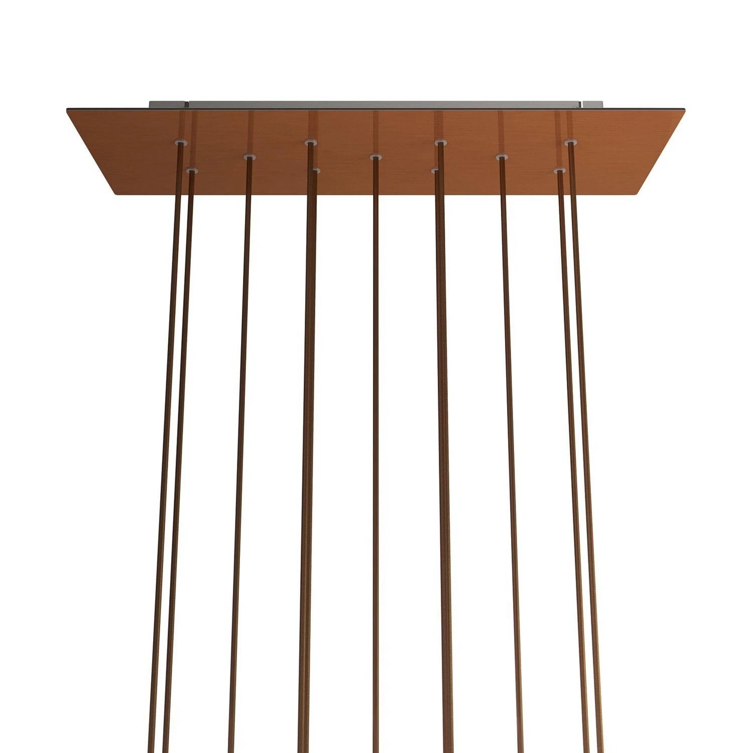 Rosetón XXL rectangular Ros One con 11 agujeros