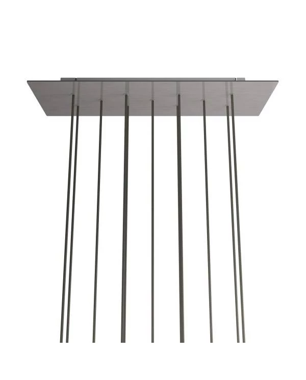 Rosetón XXL rectangular Ros One con 11 agujeros