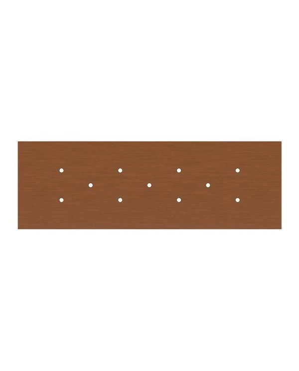Rosetón XXL rectangular Ros One con 11 agujeros