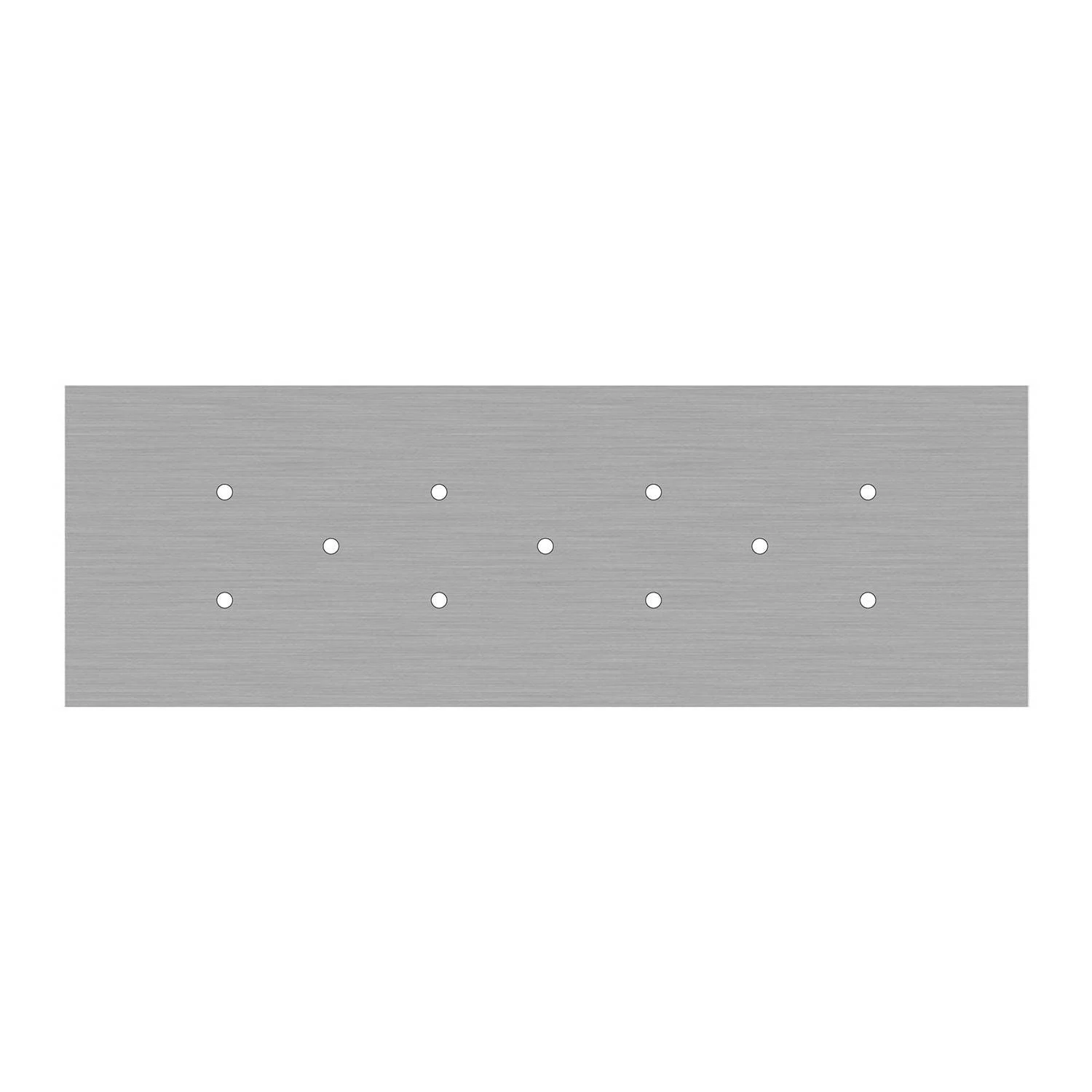 Rosetón XXL rectangular Ros One con 11 agujeros
