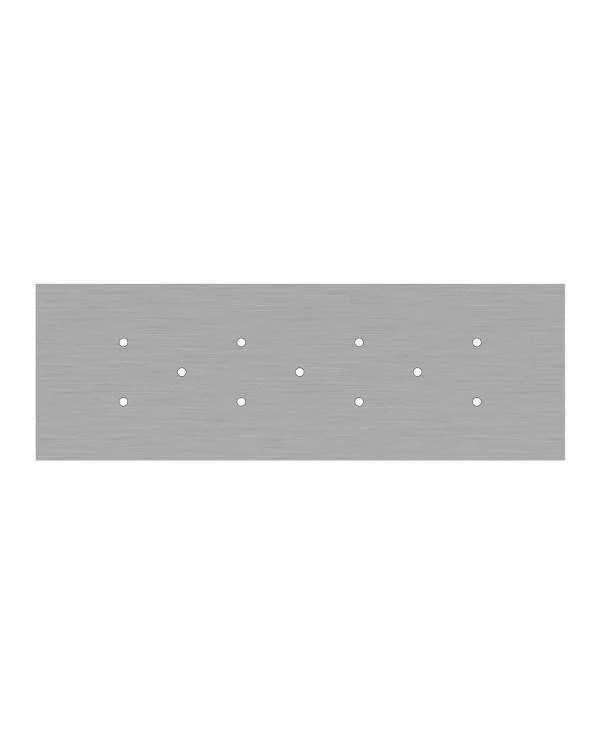 Rosetón XXL rectangular Ros One con 11 agujeros