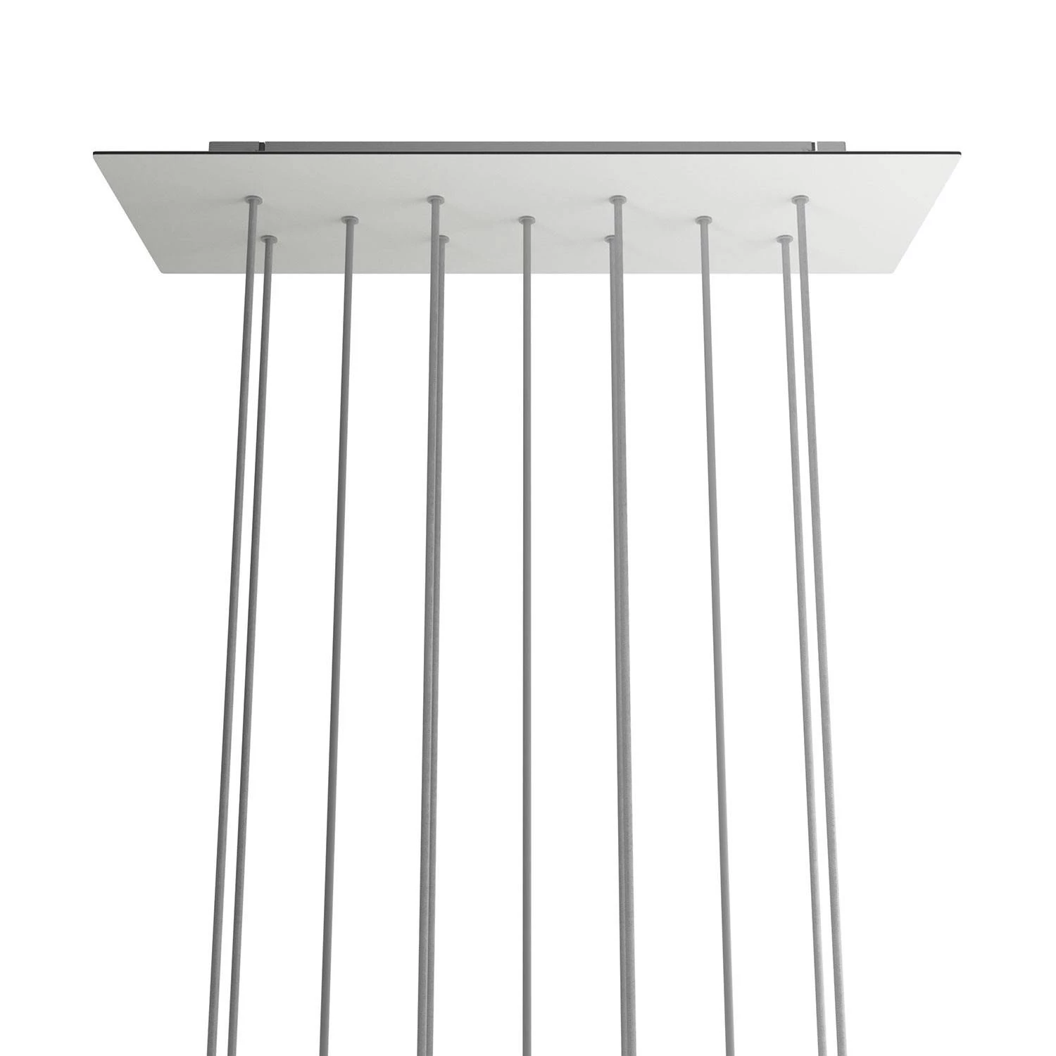 Rosetón XXL rectangular Ros One con 11 agujeros