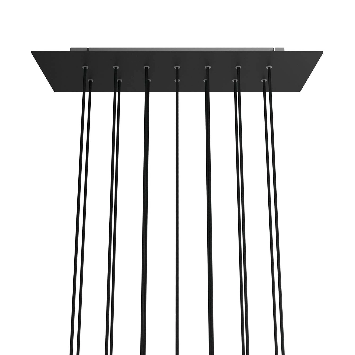 Rosetón XXL rectangular Ros One con 14 agujeros