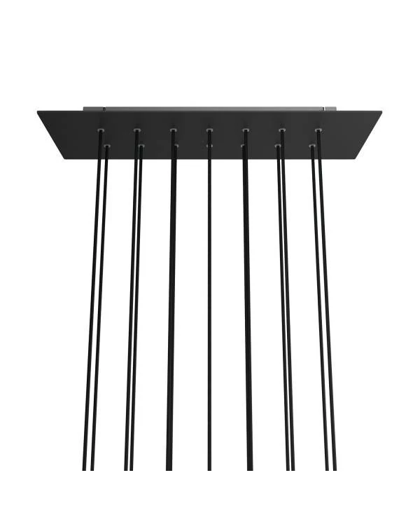Rosetón XXL rectangular Ros One con 14 agujeros
