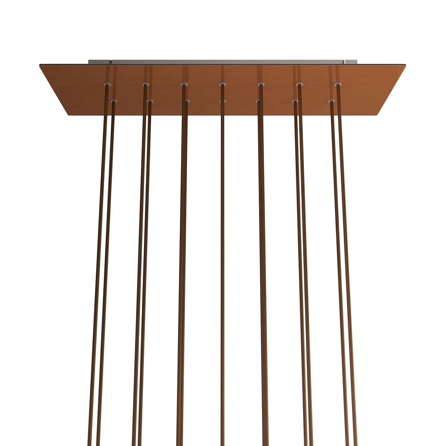 Rosetón XXL rectangular Ros One con 14 agujeros