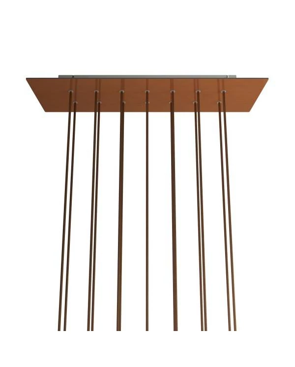 Rosetón XXL rectangular Ros One con 14 agujeros