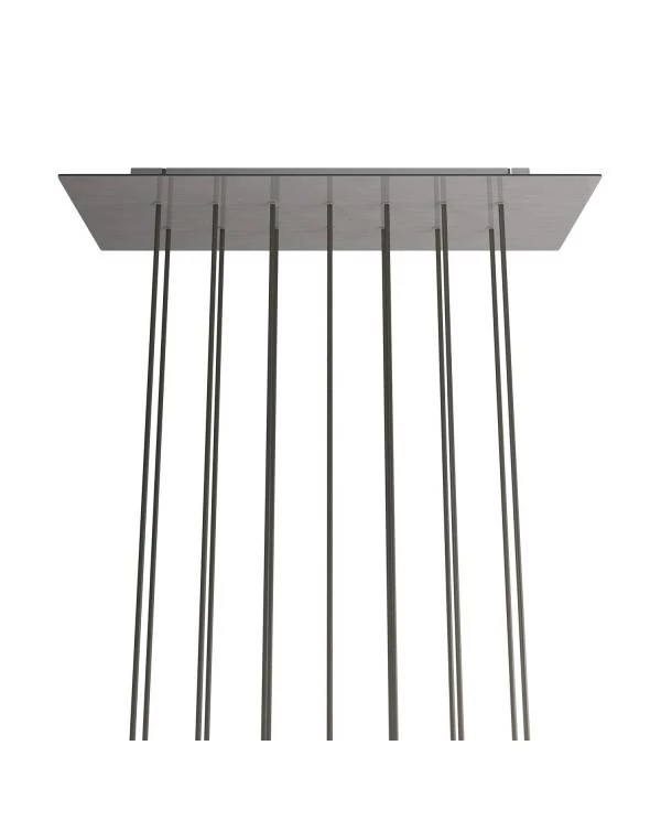 Rosetón XXL rectangular Ros One con 14 agujeros