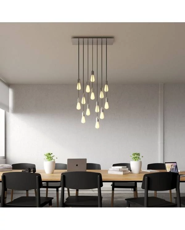 Rosetón XXL rectangular Ros One con 14 agujeros