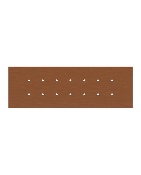 Rosetón XXL rectangular Ros One con 14 agujeros