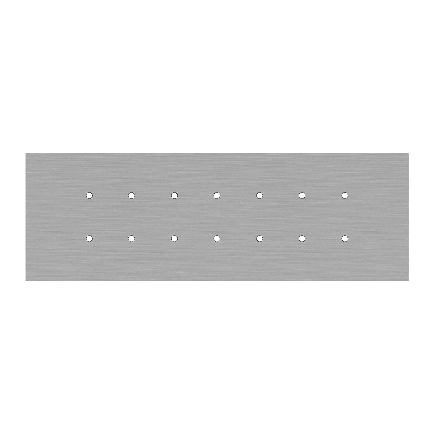 Rosetón XXL rectangular Ros One con 14 agujeros