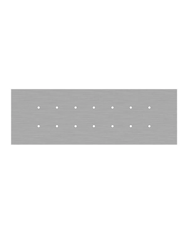 Rosetón XXL rectangular Ros One con 14 agujeros