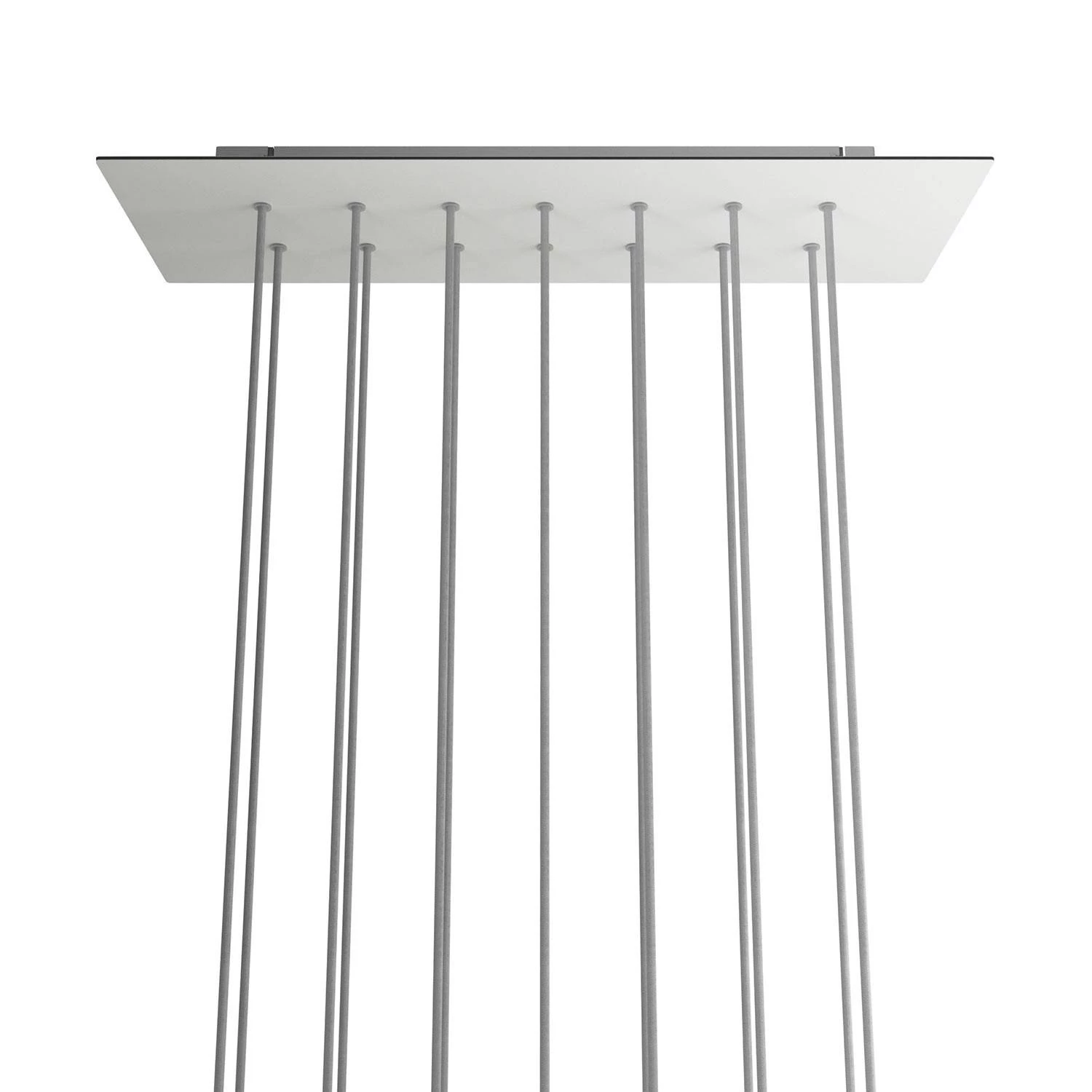 Rosetón XXL rectangular Ros One con 14 agujeros