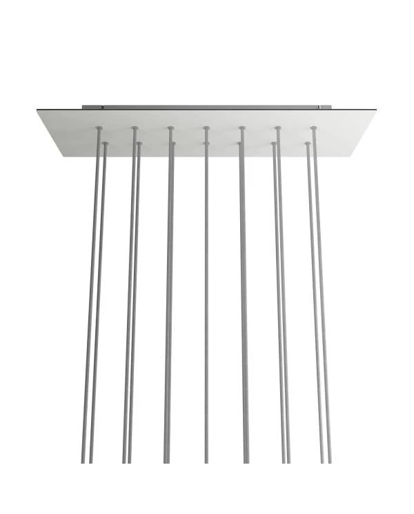 Rosetón XXL rectangular Ros One con 14 agujeros