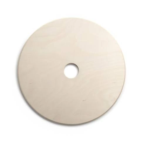 Pantalla UFO en madera natural