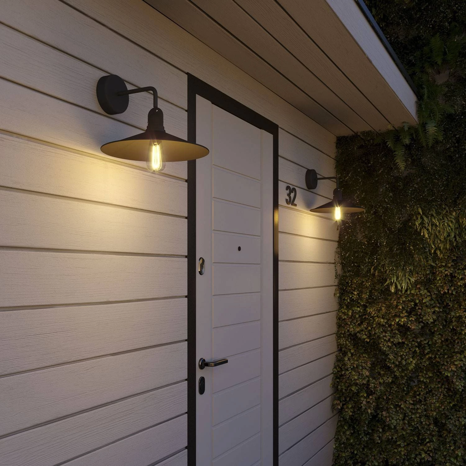 Fermaluce EIVA con pantalla Swing, lámpara de exterior
