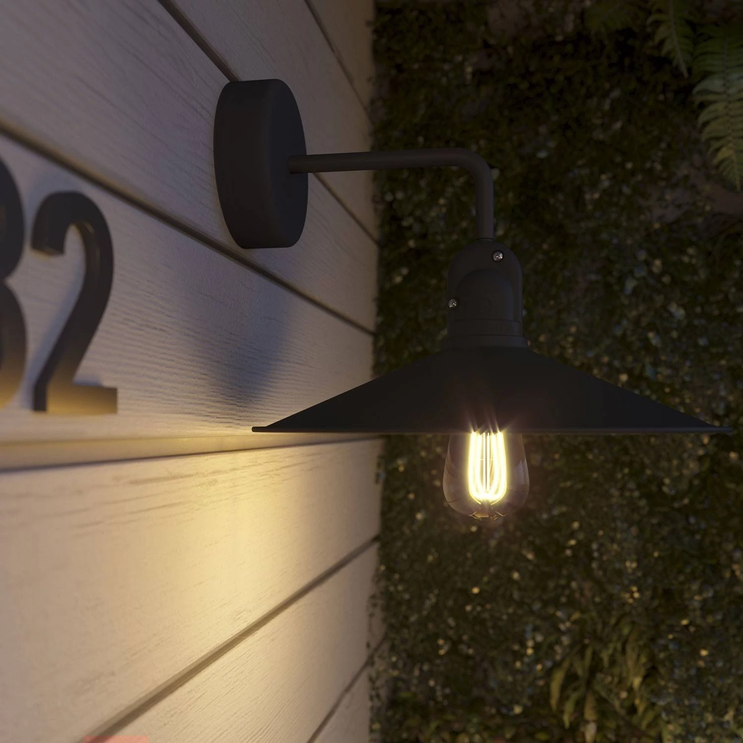 Fermaluce EIVA con pantalla Swing, lámpara de exterior