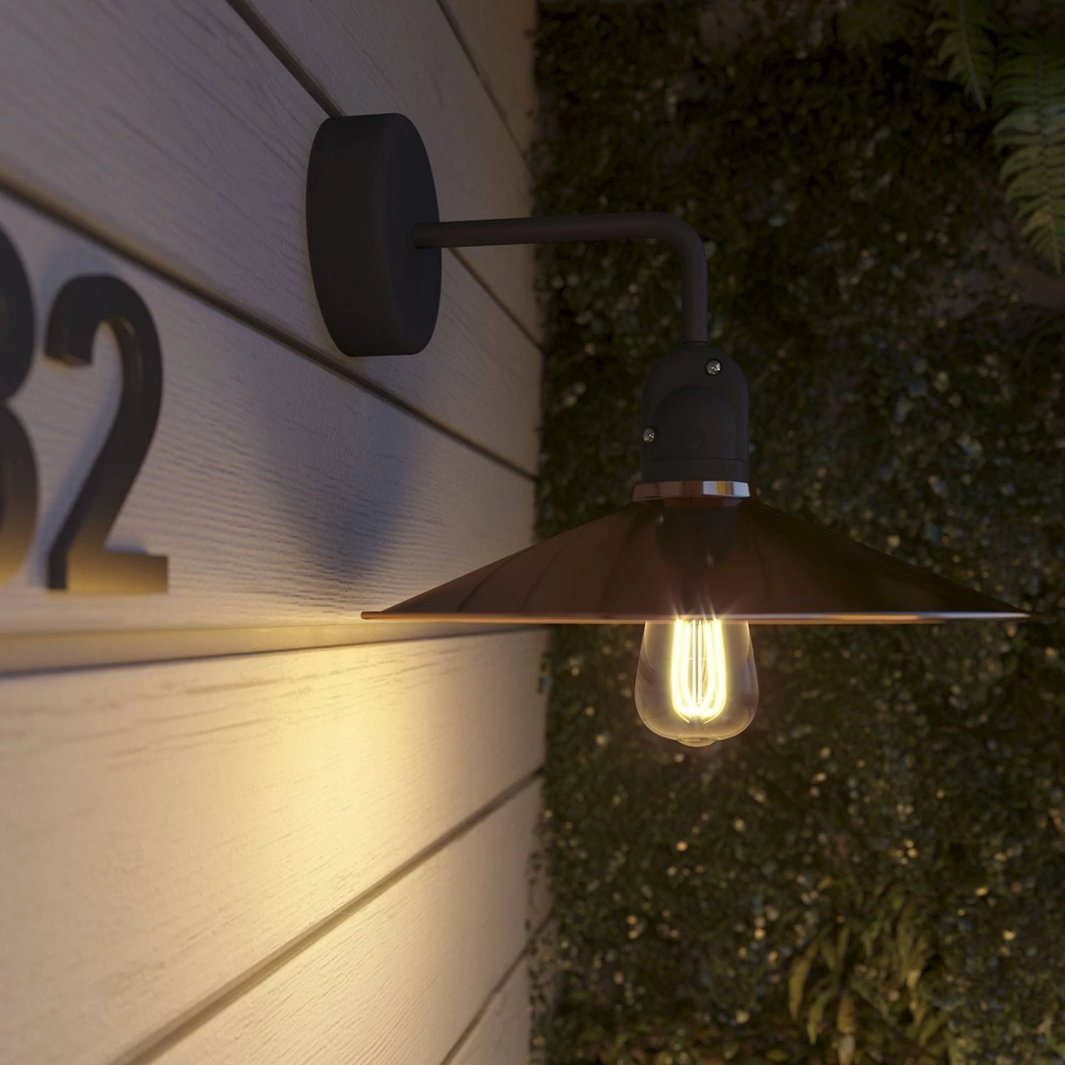 Fermaluce EIVA con pantalla Swing, lámpara de exterior