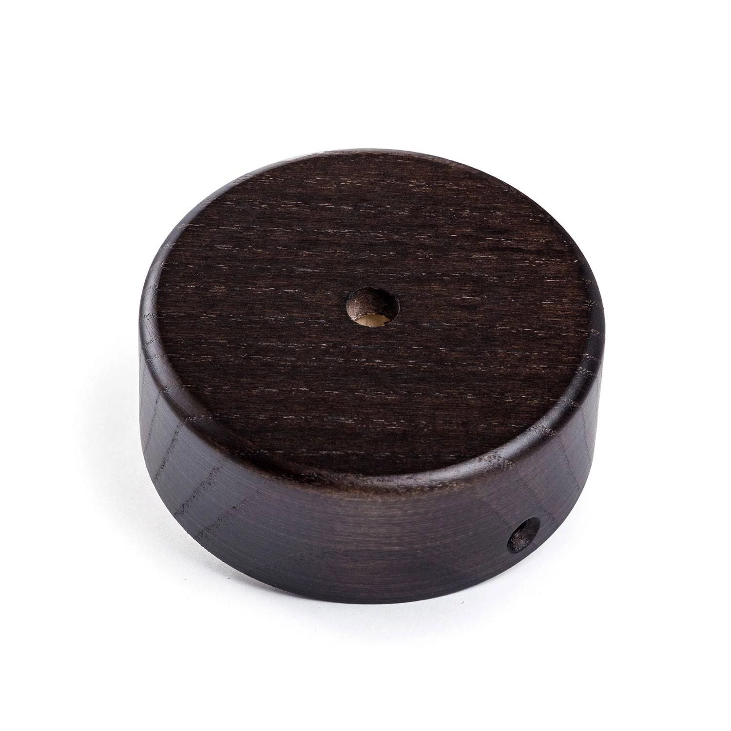 Kit Mini rosetón cilíndrico en madera con 1 agujero central