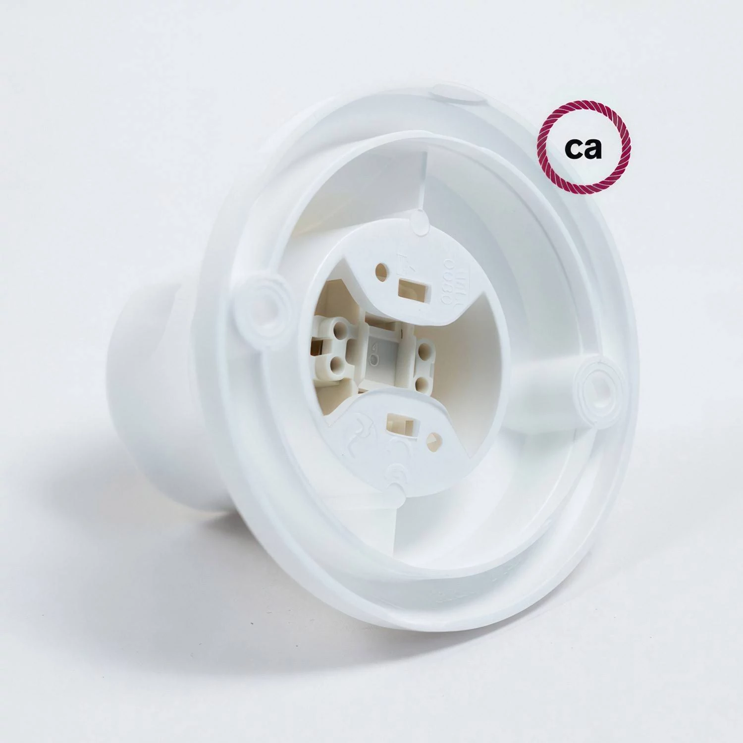 Portalámparas de 90 ° para pared o techo