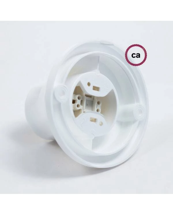 Portalámparas de 90 ° para pared o techo