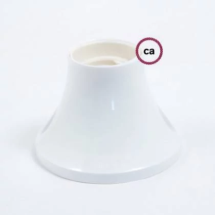 Portalámparas de 90 ° para pared o techo