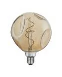 Bombilla LED Globo G140 Bumped Golden Filamento Espiral 5W 250Lm E27 2000K Regulable
