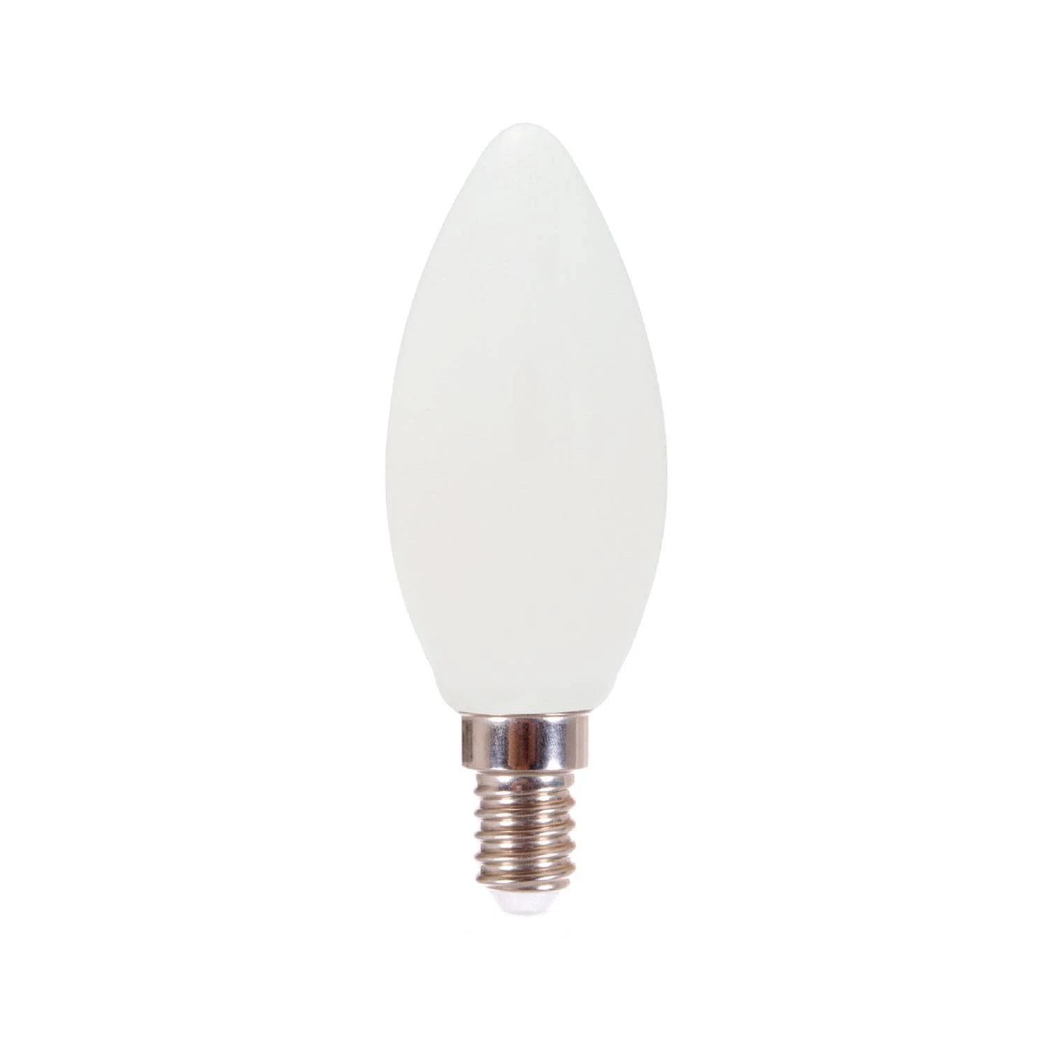Bombilla Filamento Led Oliva Milky 6W E14 2700K