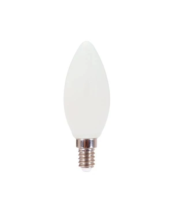Bombilla Filamento Led Oliva Milky 6W E14 2700K