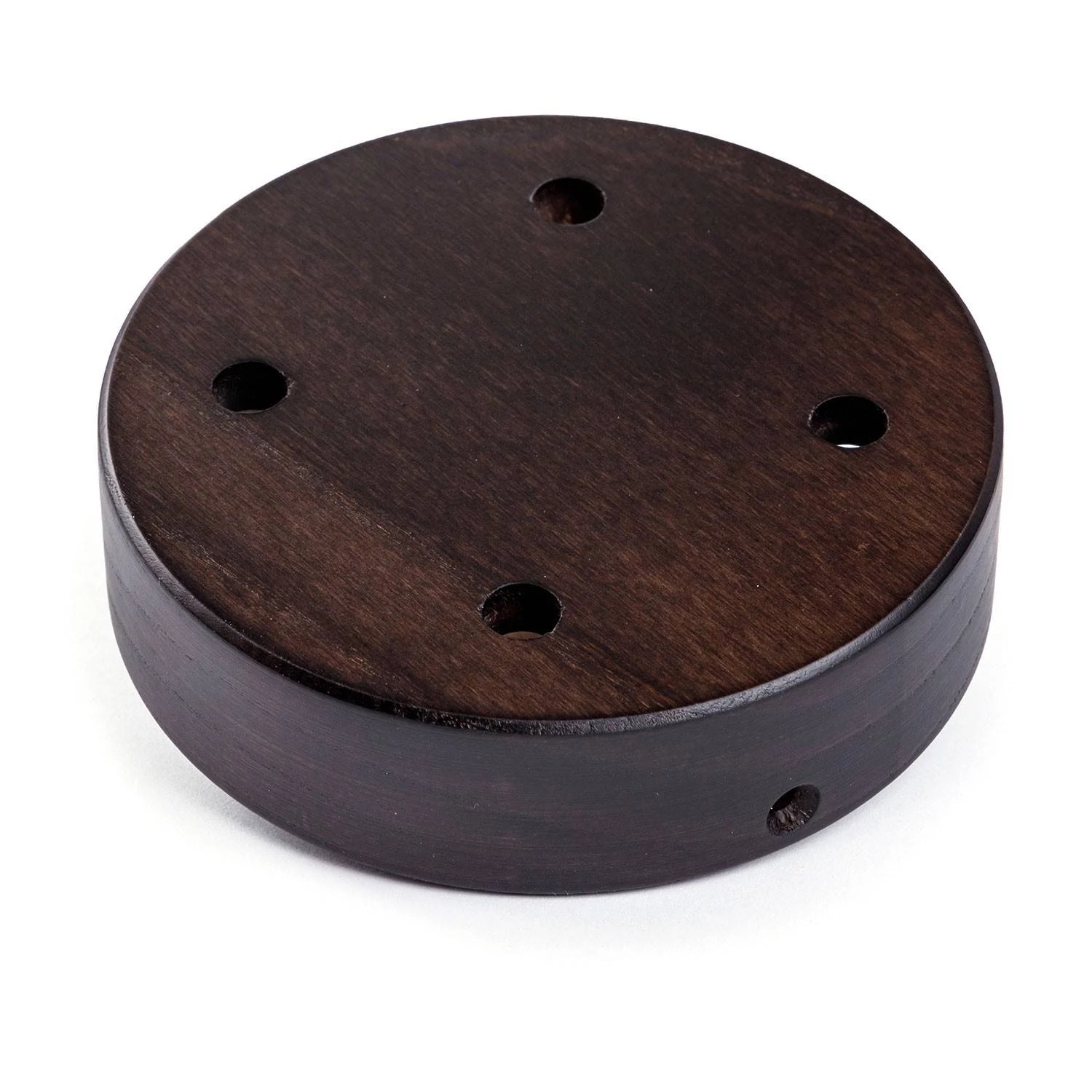 Kit rosetón cilíndrico de madera con 4 agujerosi