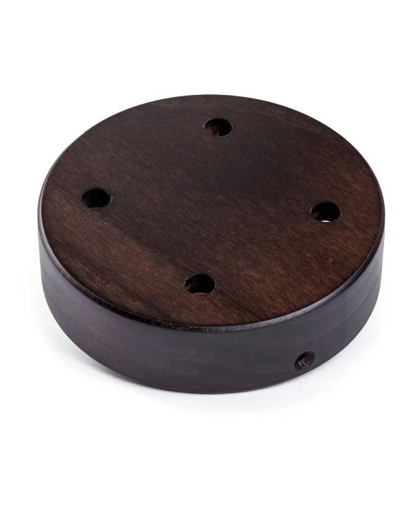 Kit rosetón cilíndrico de madera con 4 agujerosi