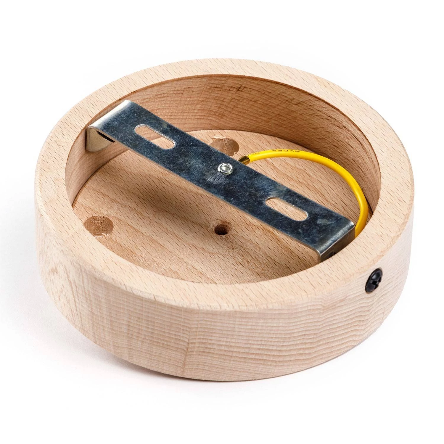 Kit rosetón cilíndrico de madera con 4 agujerosi