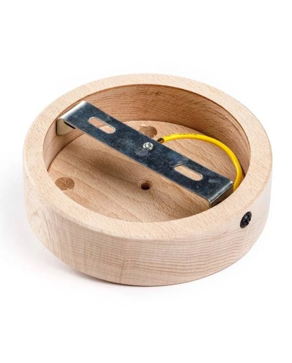 Kit rosetón cilíndrico de madera con 4 agujerosi