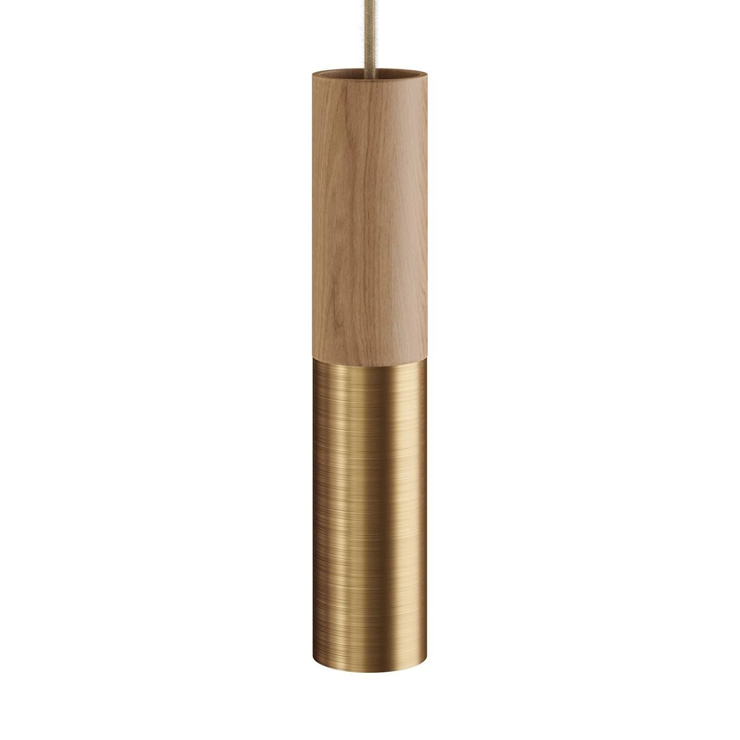 Pantalla en madera y metal Tub E15