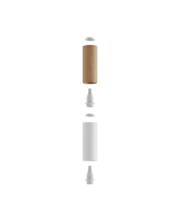 Pantalla en madera y metal Tub E15