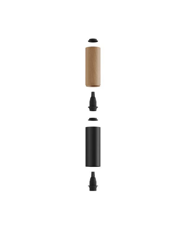 Pantalla en madera y metal Tub E15