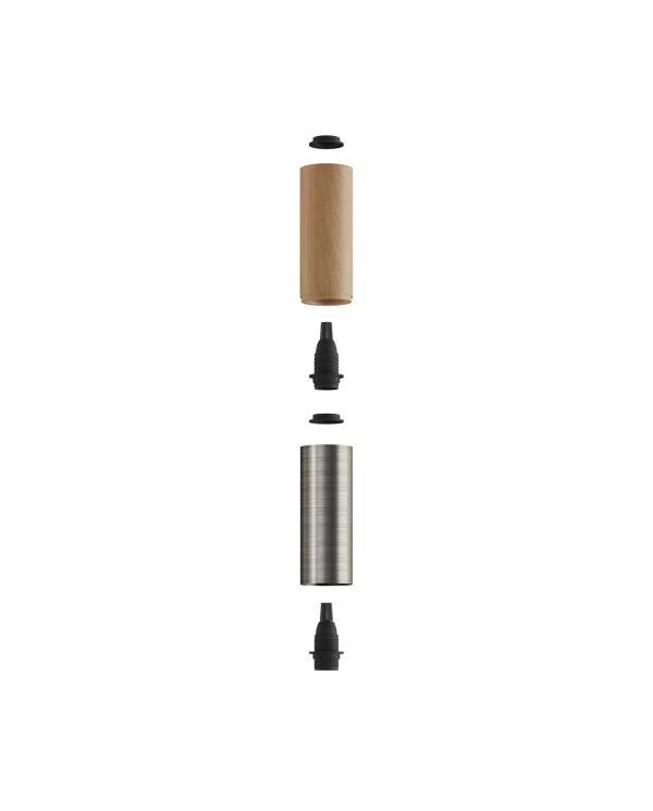 Pantalla en madera y metal Tub E15
