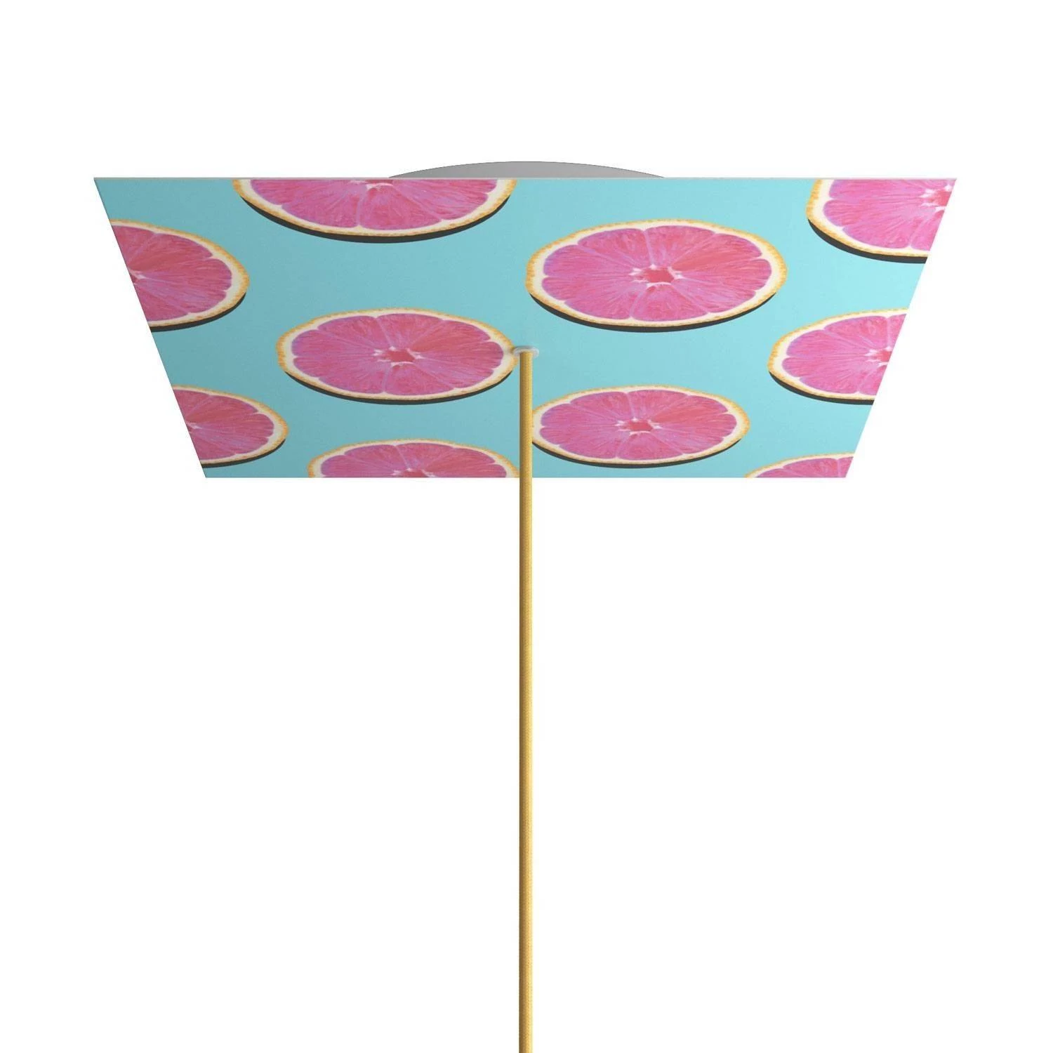 Rosetón XXL Rose-One cuadrado, 400 mm con 1 agujero y 4 agujeros laterales - PROMO