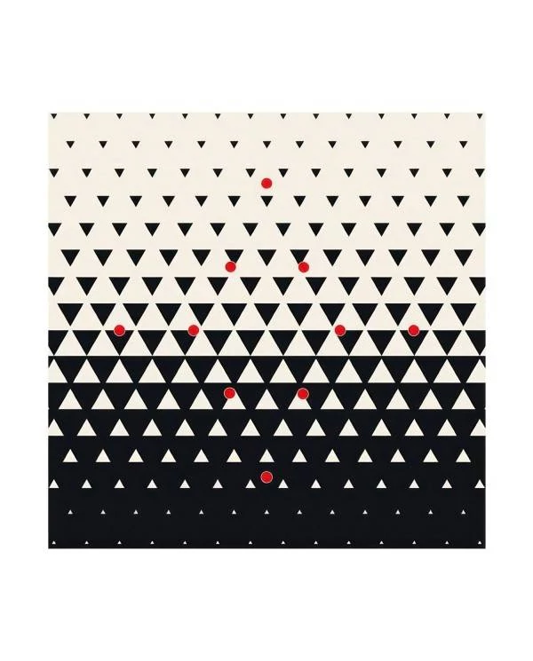 Rosetón XXL Rose-One cuadrado, 400 mm con 10 agujeros y 4 agujeros laterales - PROMO