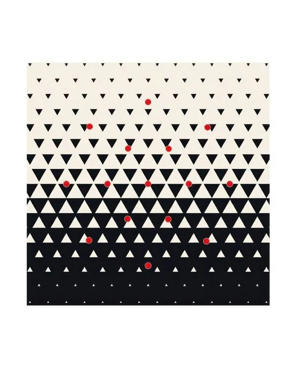 Rosetón XXL Rose-One cuadrado, 400 mm con 15 agujeros y 4 agujeros laterales - PROMO