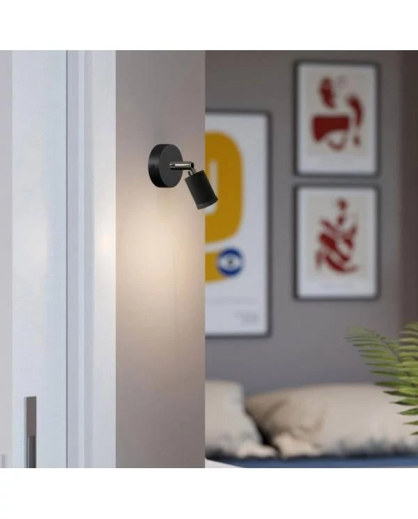 Mini SPOTLIGHT GU1d0 foco de pared o techo ajustable