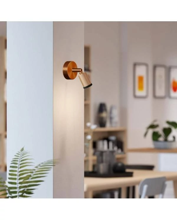 Mini SPOTLIGHT GU1d0 foco de pared o techo ajustable