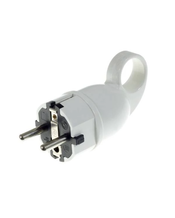 Clavija Schuko Confort con anillo 16A 250V