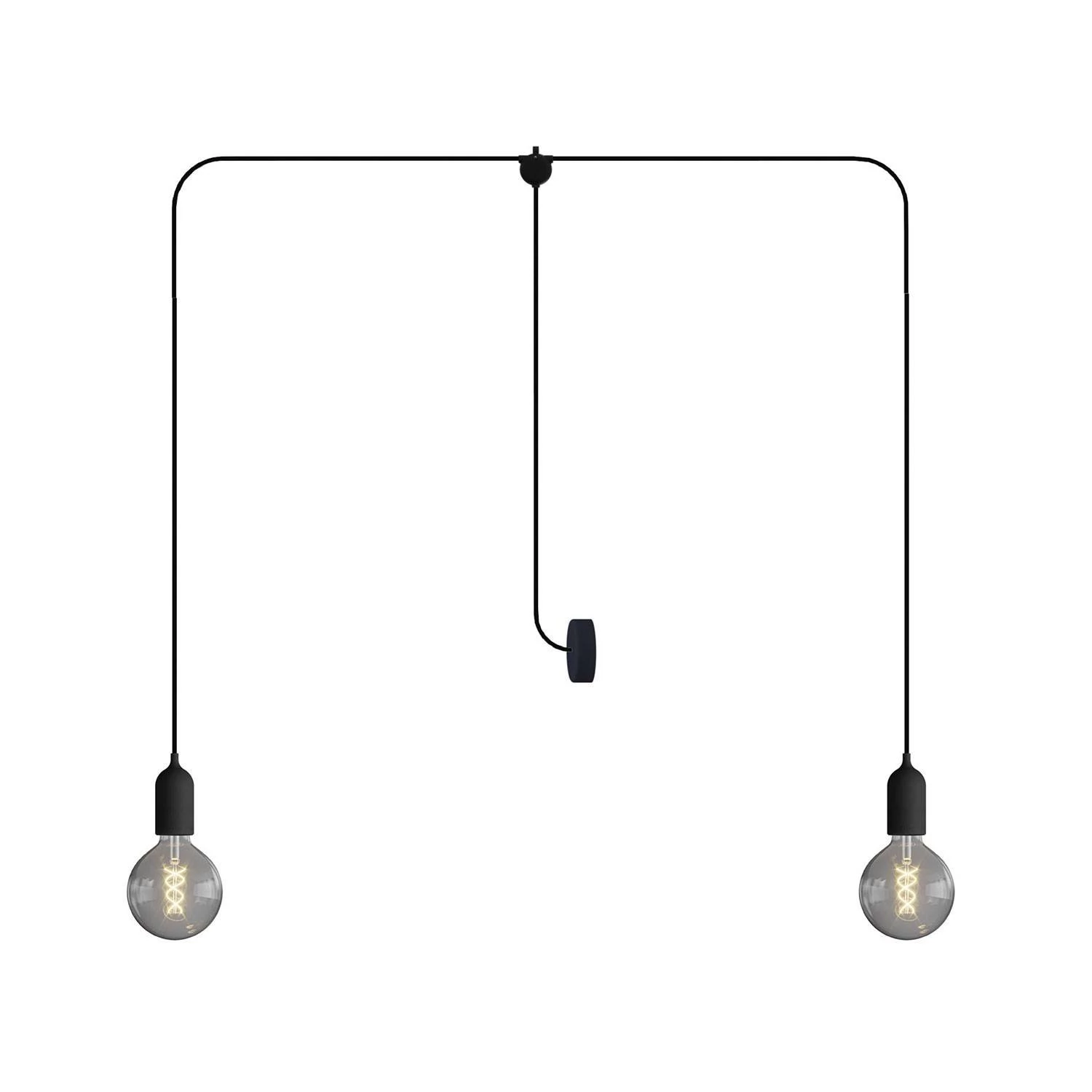Lámpara de exterior de 2 luces con rosetón  - T-Snake